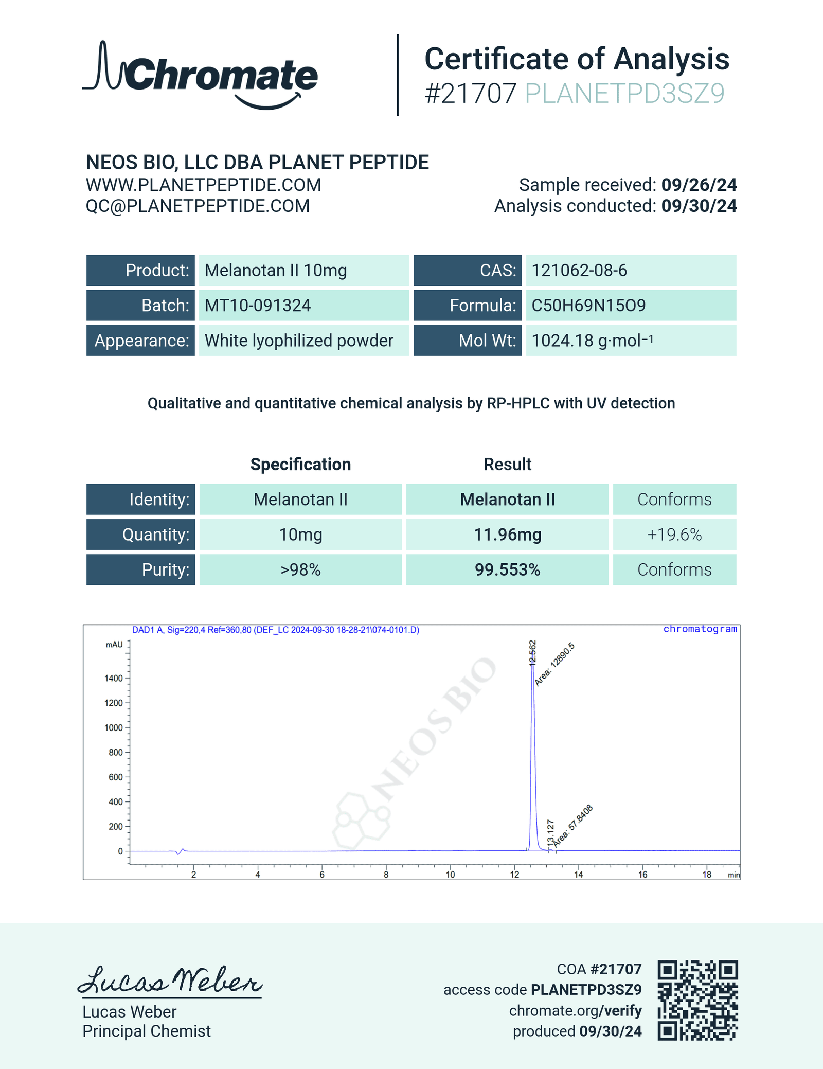 Melanotan II MT2 10MG - Image 3