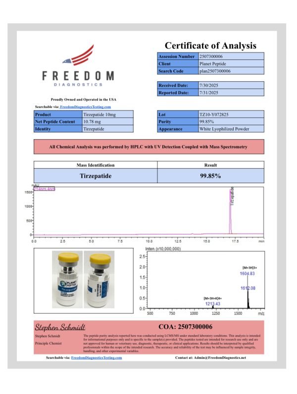 BULK Tirzepatide-RUO 10MG x 10 Vials - Image 5